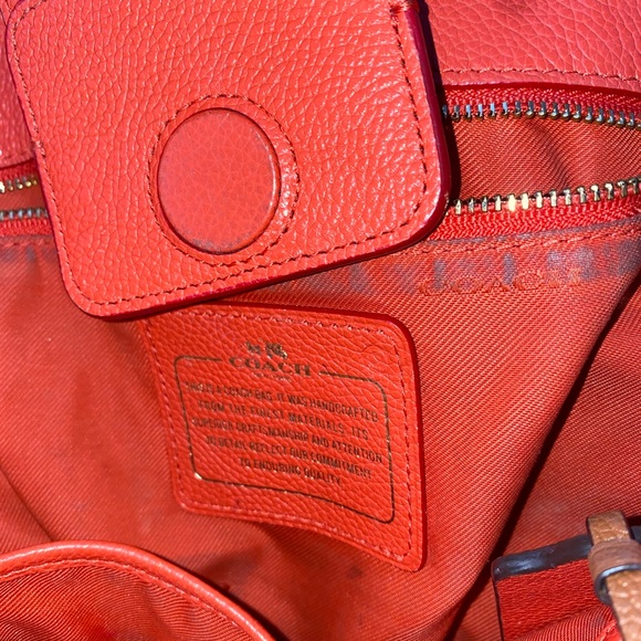 Coach sable brown handbag purse - Picture 6 of 7